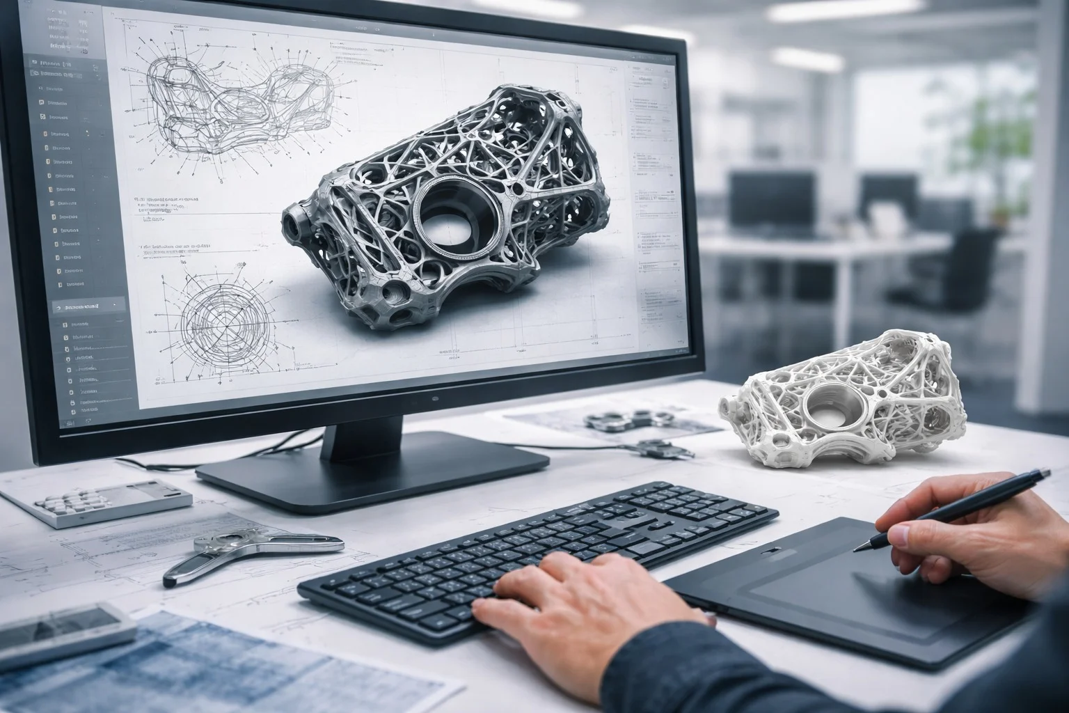 High-Resolution SLA Resin 3D Druck